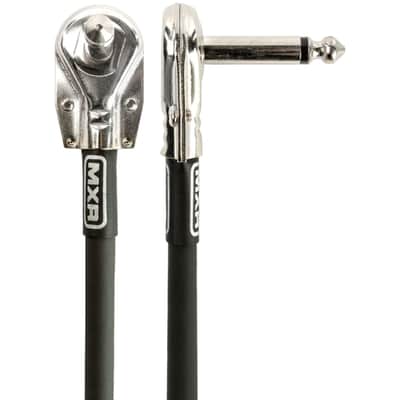 MXR DCP06 Instrument and Pedalboard Patch Cables, Right Angle, 6", 3-Pack image 5