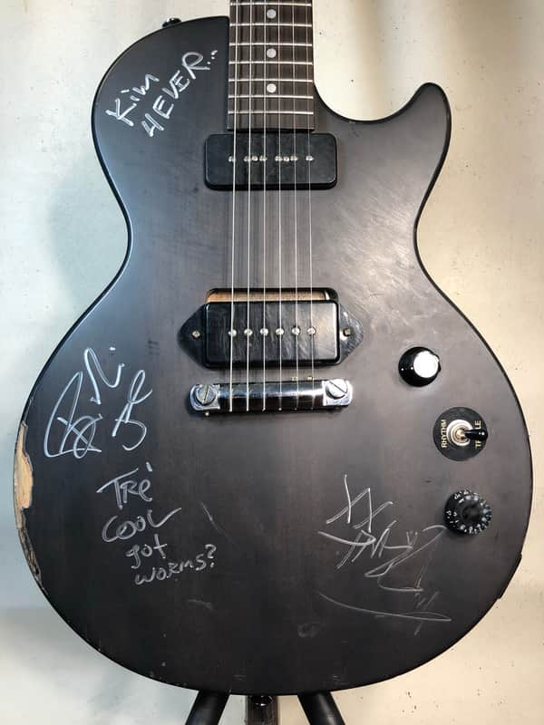 Green Day “Knowledge” Epiphone. In Kim Shattuck's Memory All Proceeds Going to ALS Research. image 1