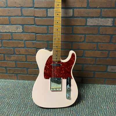 Suhr Classic T Antique Roasted Flame neck, Swamp Ash, Shell Pink image 1