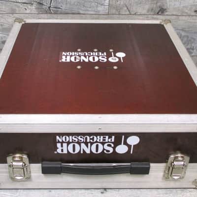Vintage Hardcase RARE, Collectable Flying case named " Sonor Percussion" 80s - Classic Strong metal+ wood image 6