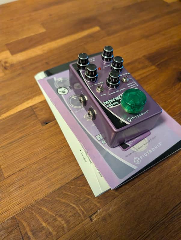 Pigtronix MS2 Mothership 2 Analog Synthesizer 2010s - Blue/Purple Graphic image 1