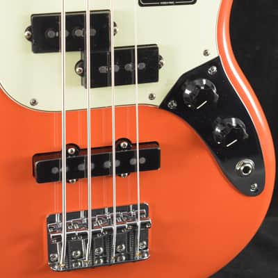 Fender Player II Mustang Bass PJ Rallye Orange Rosewood Fingerboard image 3