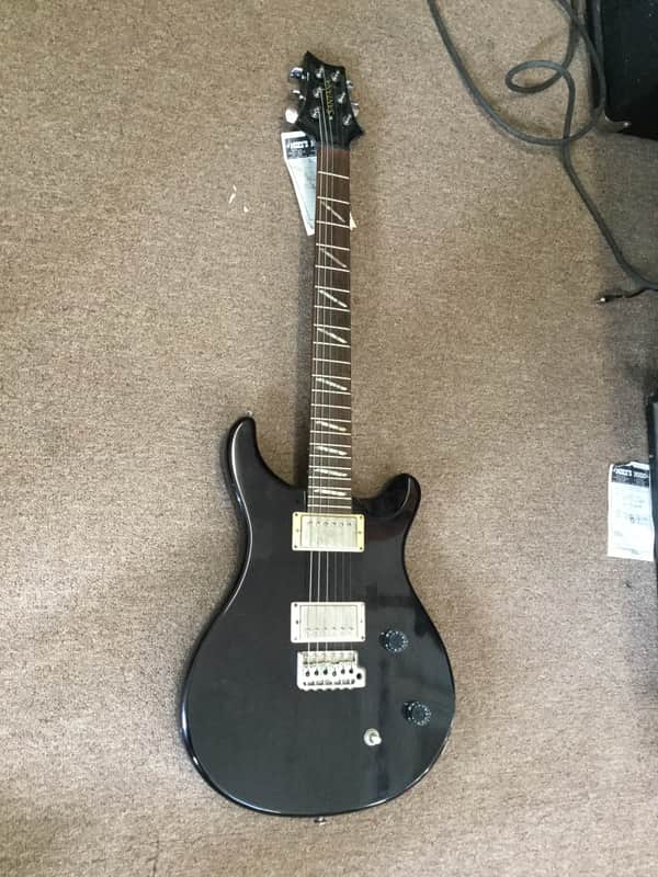 PRS SE Santana Black | Reverb