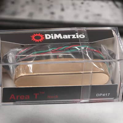 DiMarzio DP417G Area T Telecaster Neck Pickup - Gold Cover image 1
