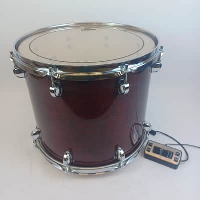 Premier 12x14"Rosewood XPK Tom Drum Vintage 90s Made In England 7Ply Birch Shell image 14