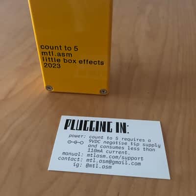 Montreal Assembly Count to 5 Pedal - 2023 yellow limited edition image 2