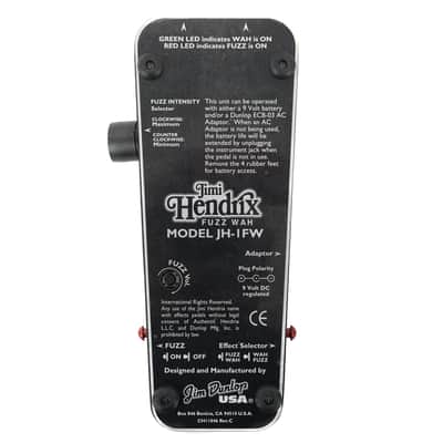 Used Dunlop JH-1FW Jimi Hendrix Fuzz Wah image 3
