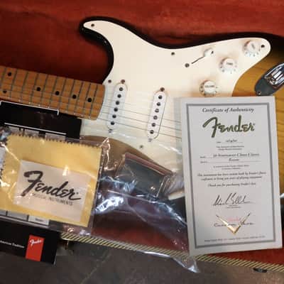 Fender Custom shop'56 Choset Classic Sunburst 2000 John Cruz Stamp image 5