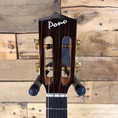 Pono RGSH5(S)PCSPO Spruce and Rosewood Tenor Ukulele image 5