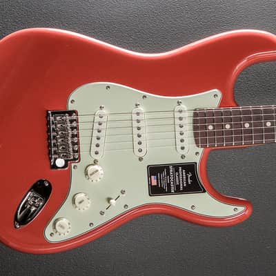 Fender American Professional Classic Stratocaster - Faded Dakota Red w/Rosewood image 1
