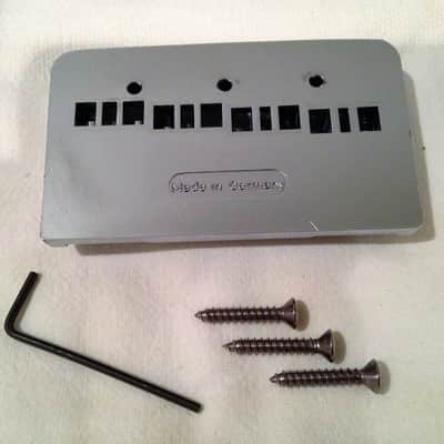 Schaller Fine Tuning Bass Bridge 1983-1994 Chrome image 2