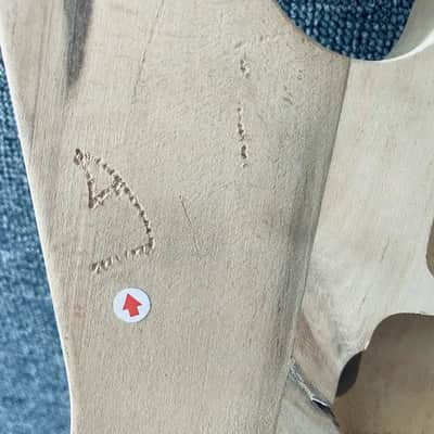 DIY Project Guitar Body Blank with HSH Routing in Natural Basswood image 7