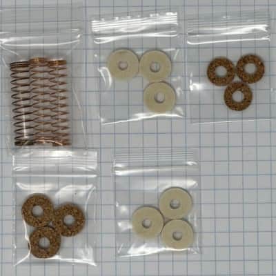 Martin Cornet, Trumpet, & King Liberty Trumpet, Valve Repair Kit - No Valve Guides image 1