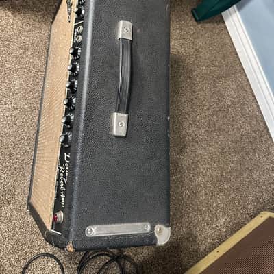 Fender Deluxe Reverb 2-Channel 22-Watt 1x12" Guitar Combo 1963 - 1967 - Black Panel image 3
