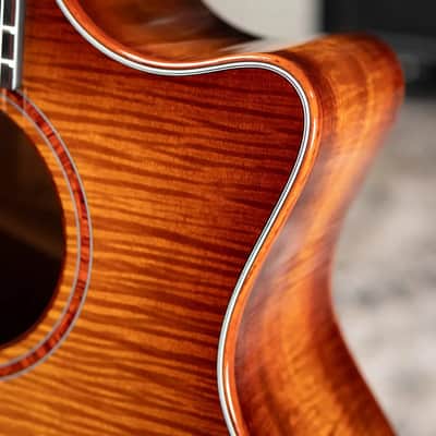 Taylor Custom #12343 Grand Auditorium Acoustic/Electric Guitar - Master Grade Koa with Hardshell Case image 16