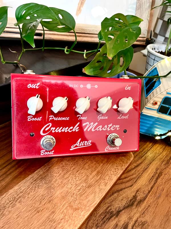 Aura Amps Crunch Master Overdrive 2018 - Red image 1