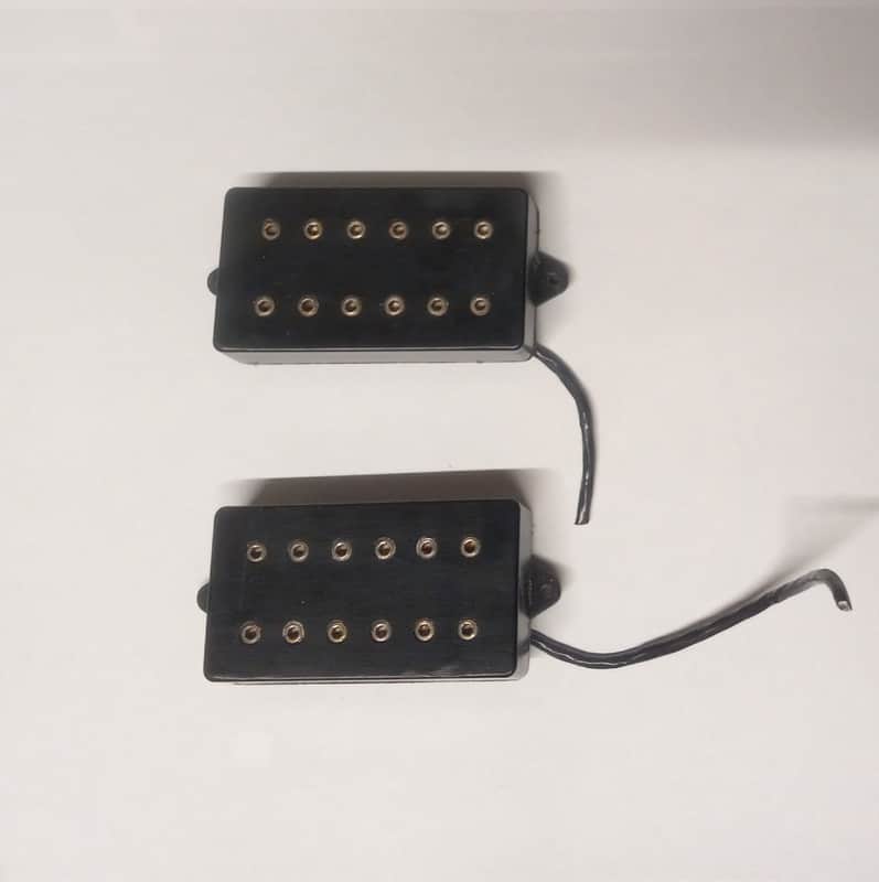 Matched Pair DiMarzio Super 2 DP104 Bridge & Neck Pickups Late 70s Early 80s image 1