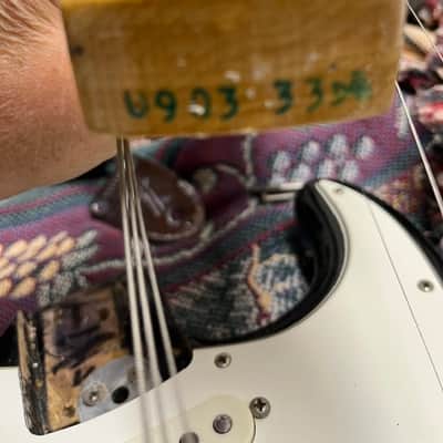 1975 Fender Stratocaster - Black, Hardtail image 19