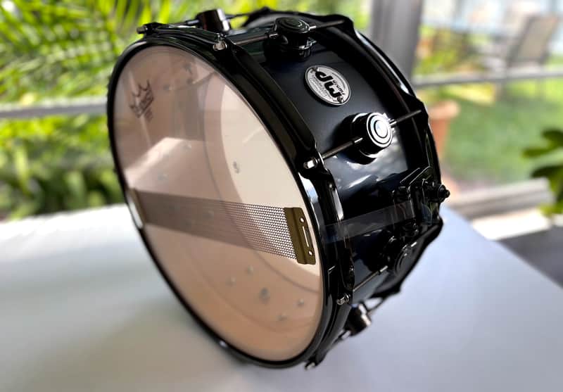 DW 6.5" x 14" Collector's Series 2022 - Midnight charcoal gray fade to black