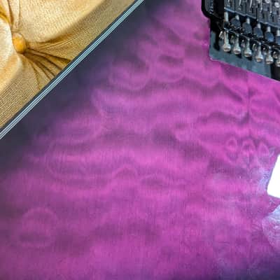 Schecter E-1 FR S Sustainiac 2024 - Trans Purple Burst image 8