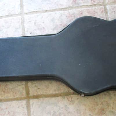 Gibson Les Paul Bass Guitar Case 1970's, Black, Red Interior image 4