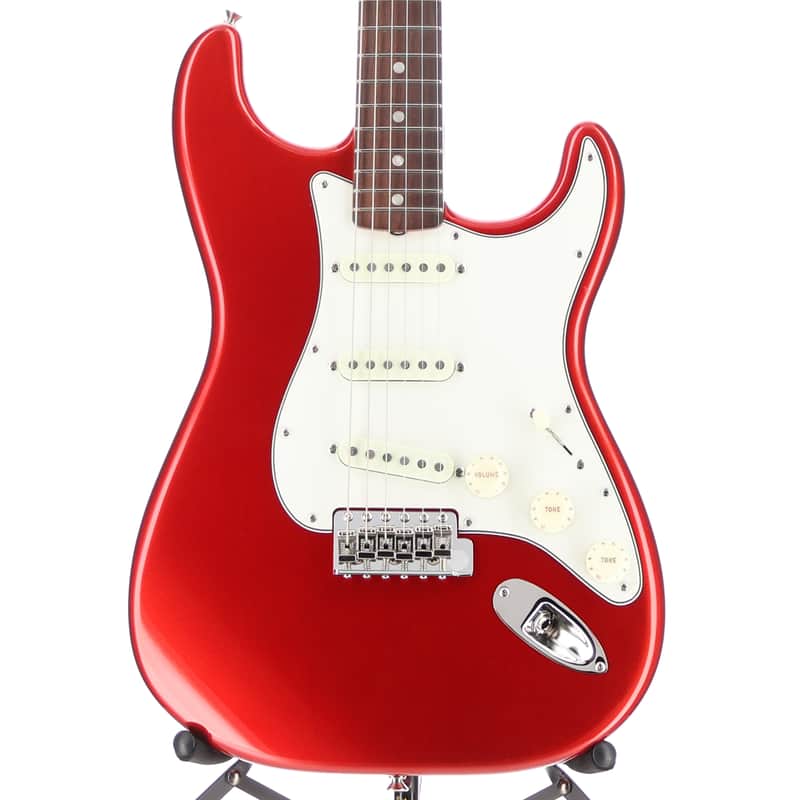 Fender Certified Pre-Owned American Vintage II 1965 Stratocaster, Round-Lam Rosewood Fingerboard, Candy Apple Red (F2) (61939) image 1
