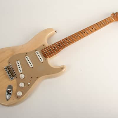 Fender Custom Shop Limited Edition 1954 Roasted Stratocaster Journeyman Relic 1-Piece Roasted Quarterswan Maple Fingerboard Natural Blonde LXX0787 image 4