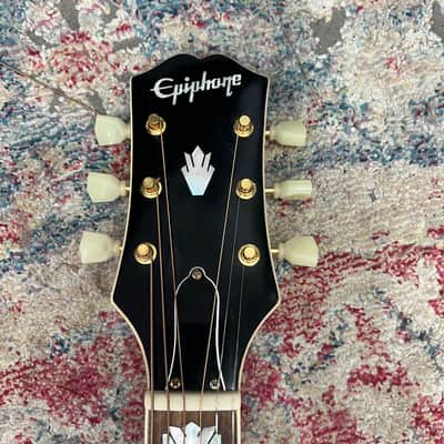 Epiphone J-200 Acoustic Guitar 2022 - Vintage Sunburst image 7