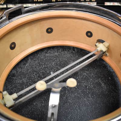 Vintage 1960s Premier Royal Ace 5.5x14 Snare Drum in Blue Pearl image 12