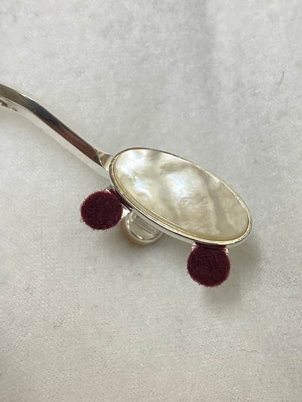 Yamaha Yamaha YAS-82ZS G# Lever with Key Pearl for YAS-62S - silver plated image 1