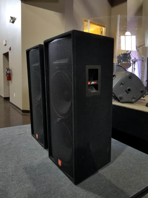 JBL JRX100 Dual 15" Passive Speaker Pair image 1