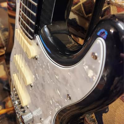 Graphite Stratocaster with David Gilmore  EMG DG-20 Loaded Pickguard image 6