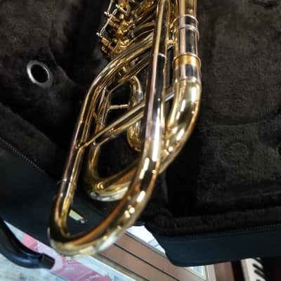 Karl Glaser F60050 Double Bass Trombone w/Case and Accessories! image 2