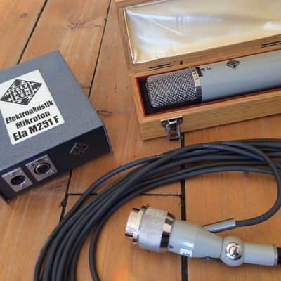 Telefunken Elektroakustik ELA-M 251F Tube Microphone image 1