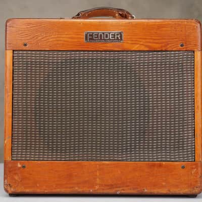 1954 Fender 5D3 Wide Panel Tweed Deluxe 1x12 Combo Amplifier #58997 image 2
