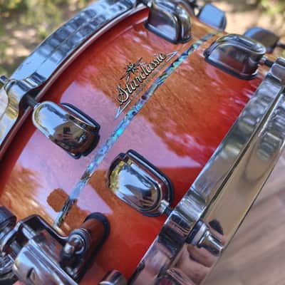 RARE Tama Starclassic EXOTIX Red viking snare image 6