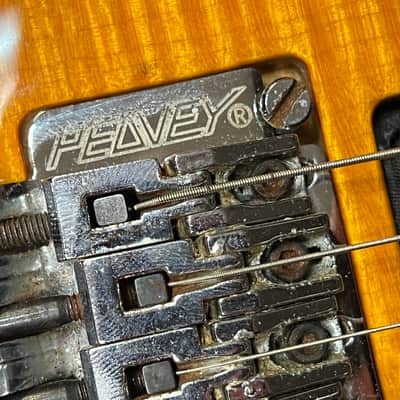 2000 Peavey EVH Wolfgang Floyd Rose flame maple Amber image 7