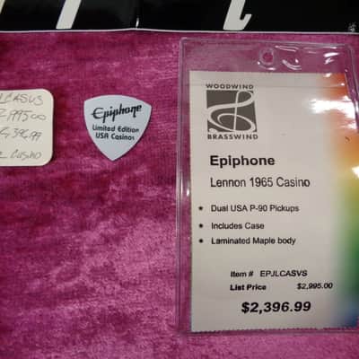Epiphone John Lennon '1965' Limited Edition Casino - Vintage Sunburst w/ Case & Paperwork image 20