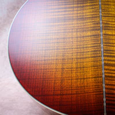 GIBSON USA Custom Shop SJ-200 5A Custom Select "Wildfire Burst + Ebony" (2025) image 21