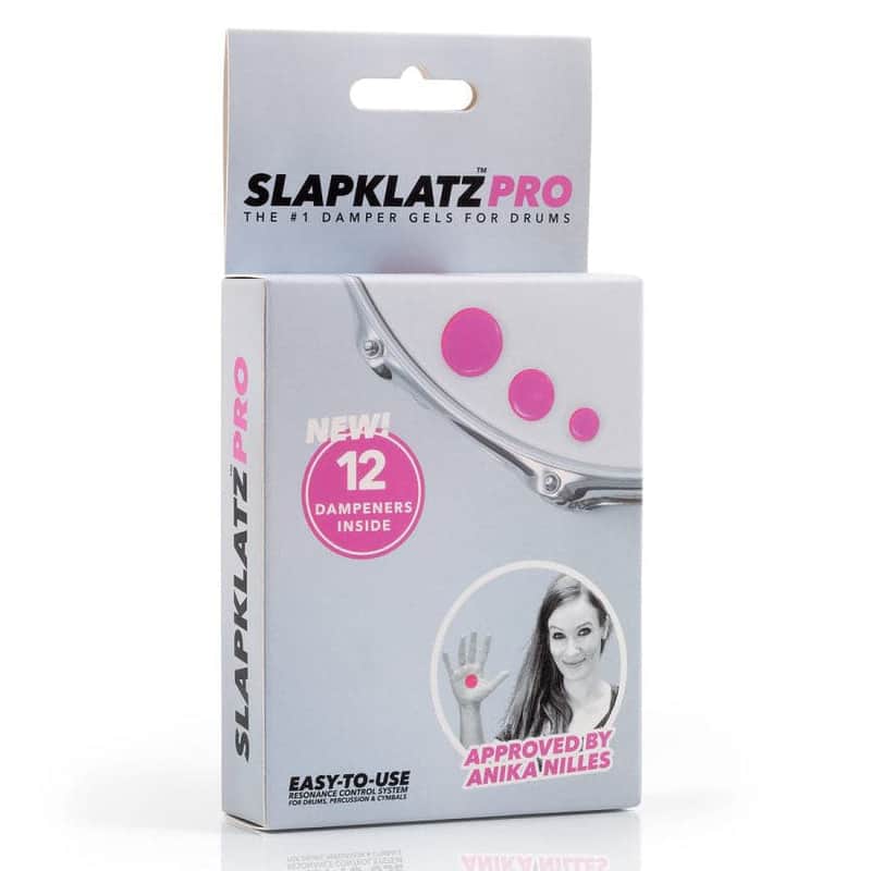 SlapKlatz Pro Drum Dampener Gel Pads w/Case, 12pk Pink image 1