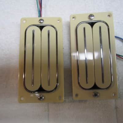 Bill Lawrence 'Wilde" Humbucking Pickups L500R L500L 2015 Cream/Chrome image 2