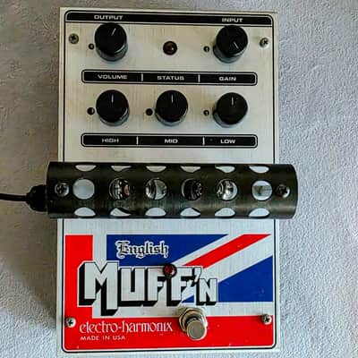 Electro-Harmonix English Muff'N Tube Distortion / Preamp 2005 - 2021 - Silver / Red / Blue image 1