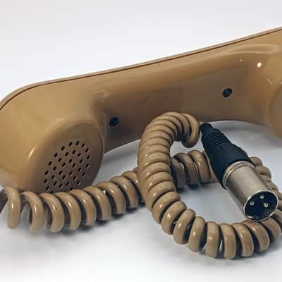 Custom Lo-Fi Telephone Microphone - NT ‘Doodle’ 1970’s Phone Mic - Brown Model 430 Tremolo Effect Base image 3