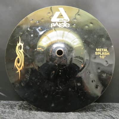Paiste 10" Black Alpha Slipknot Edition Metal Splash Cymbal 2008 - 2016