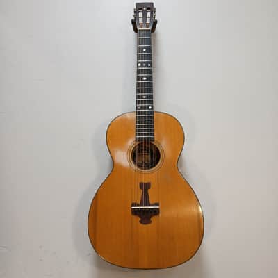 Vintage 1928 Harmony / Supertone Lindbergh Koa - 12th-Fret Slot-Head w/ Original Soft Shell Case - Restoration image 3
