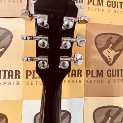 Oscar Schmidt OE30-B Delta King Semi-Hollow 2010s - Black image 7