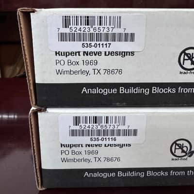 Matched Pair - Rupert Neve Designs 535 500 Series Diode Bridge Compressors - Sequential Serial Numbers image 4