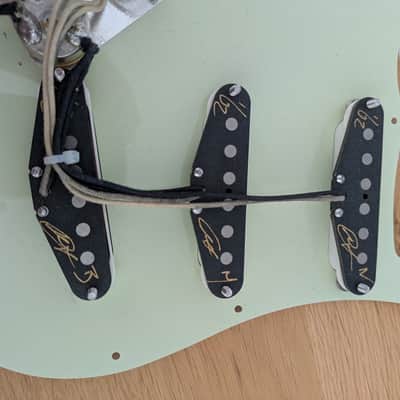 Monty's '62 Strat loaded tortoise pickguard image 4
