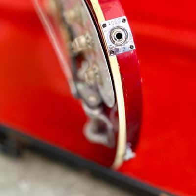 Rickenbacker 481-S 1976 - Fireglo original vintage USA slant fret 481S Bigsby dimarzio image 5