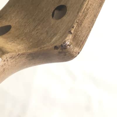 Lefty Reverse Musikraft Telecaster Aged Heavy Relic Tele Guitar Neck Amber Bone Nut Maple Made in USA Custom image 12